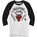 Stranger Things 4 Hellfire Club Logo Adult Baseball Shirt