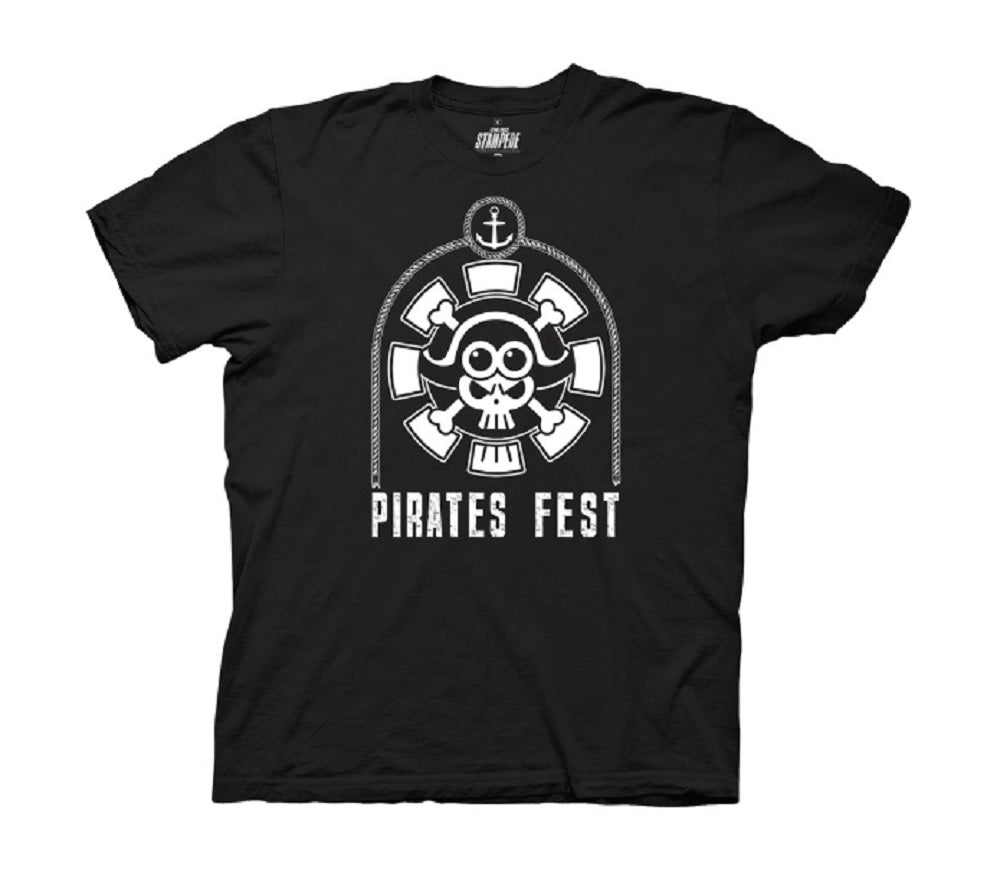 One Piece Stampede Pirate Expo Logo Anime Adult T-Shirt