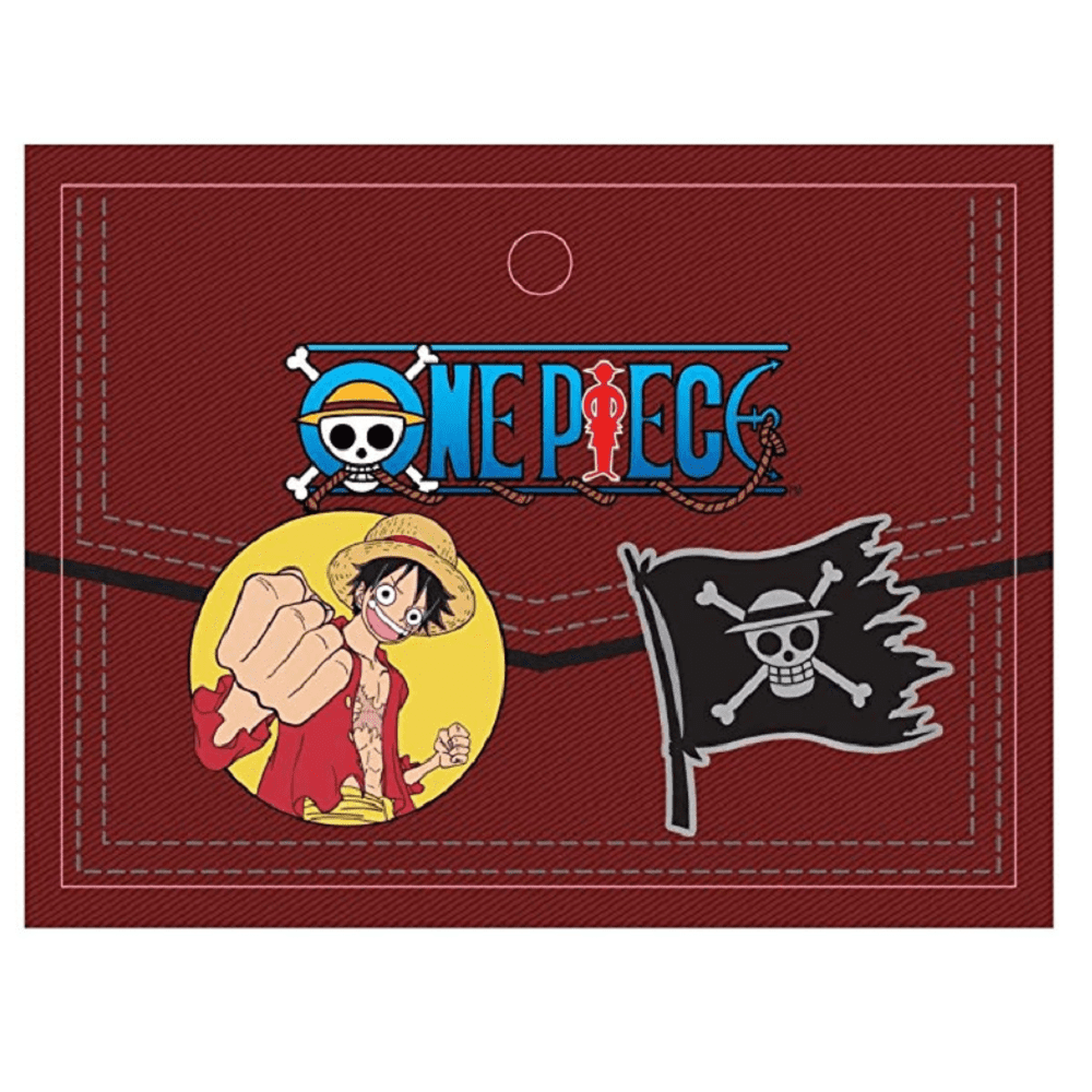 One Piece Luffy and Flag 2-Pack Enamel Pins