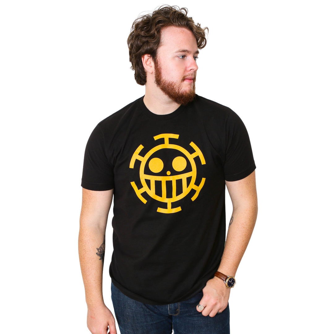 One Piece Trafalgar Law Pirate Symbol Anime Adult T-Shirt