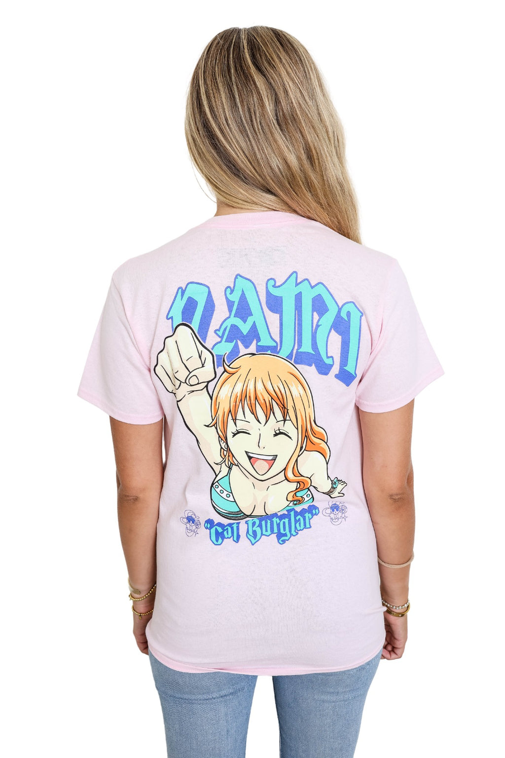 One Piece Nami Cat Burglar With Back Print Officially Licensed Adult T-Shirt
