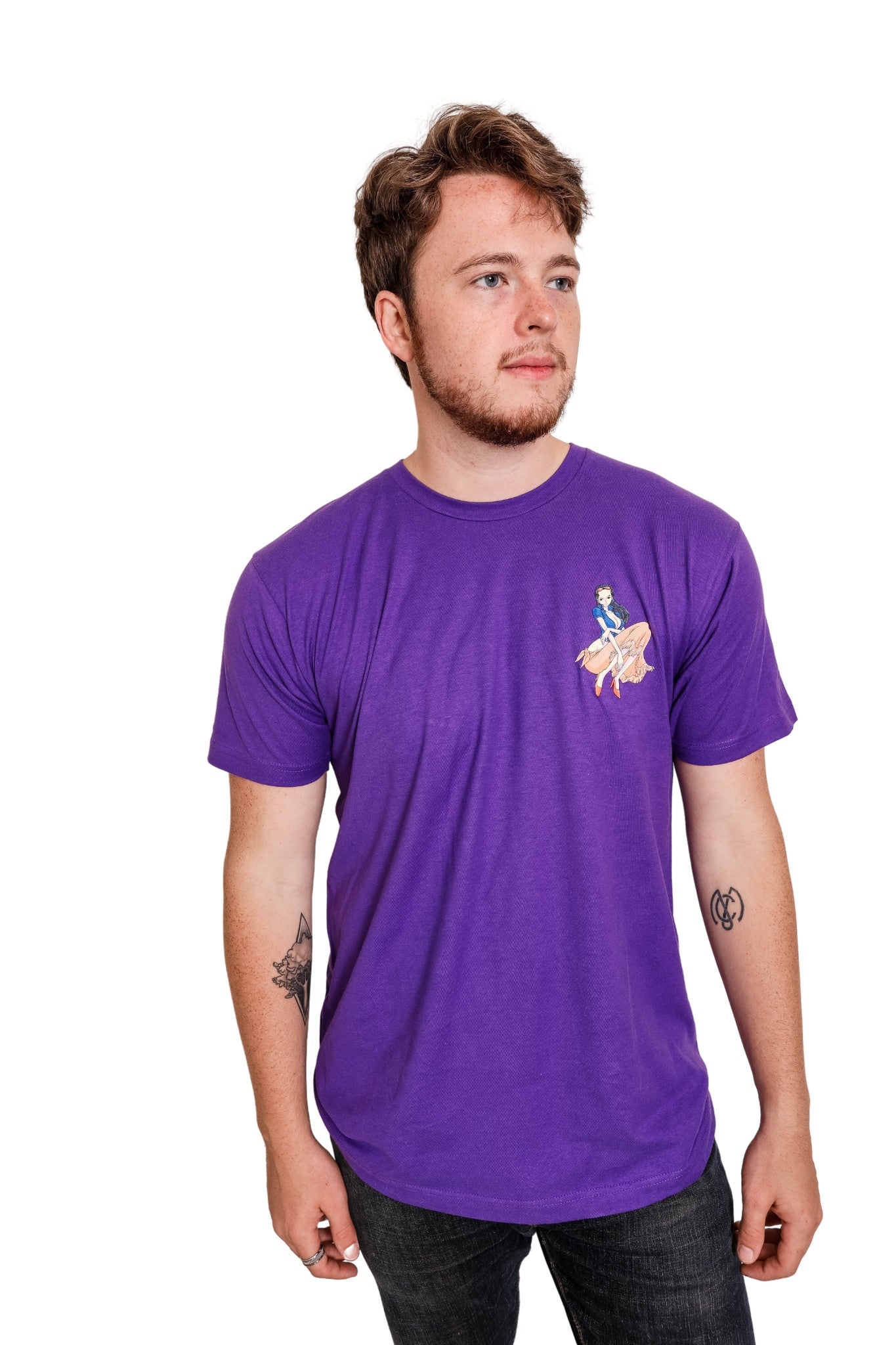 One Piece Robin Devil Child With Back Print Officially Licensed Adult T-Shirt