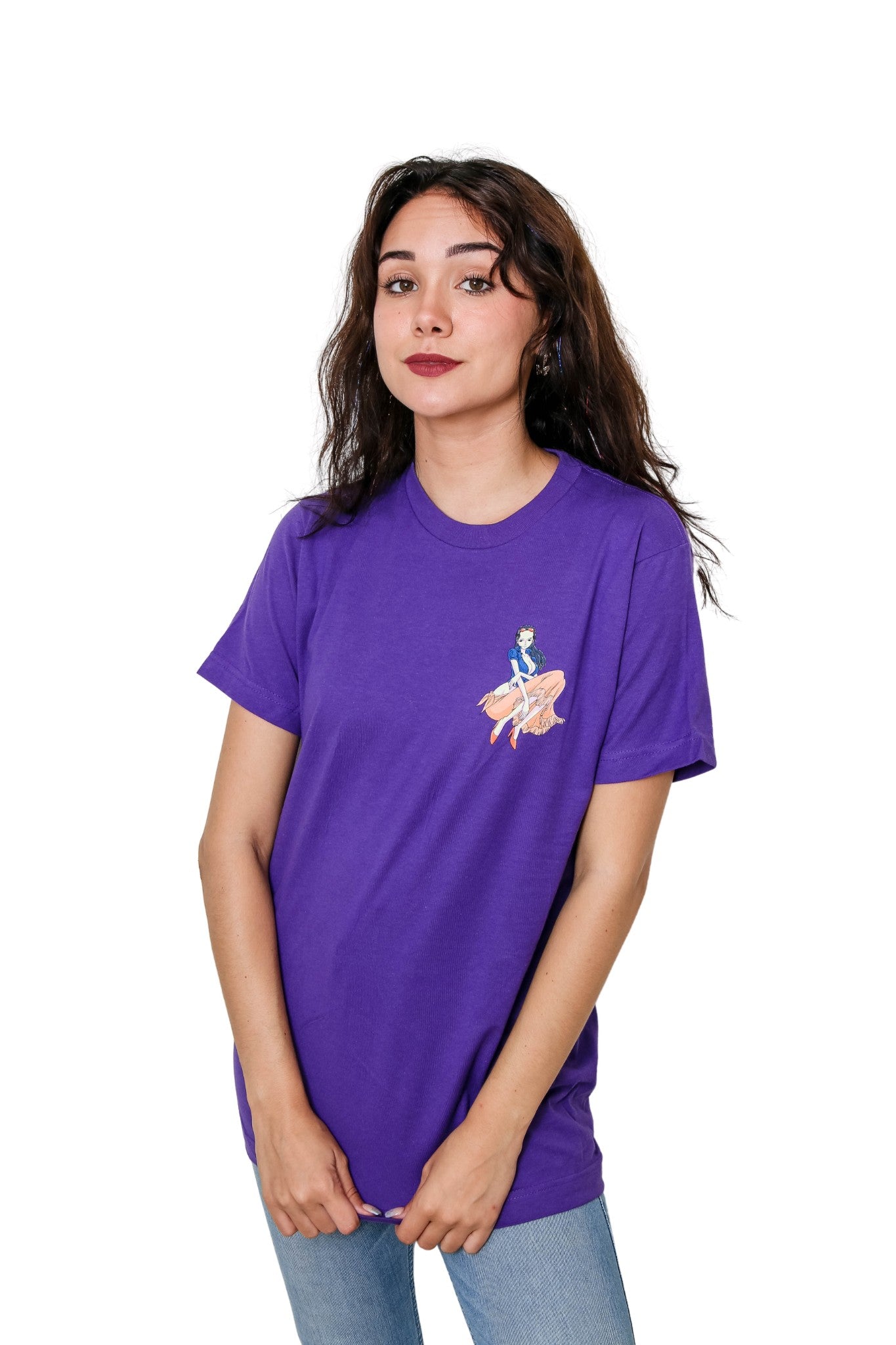 One Piece Robin Devil Child With Back Print Officially Licensed Adult T-Shirt
