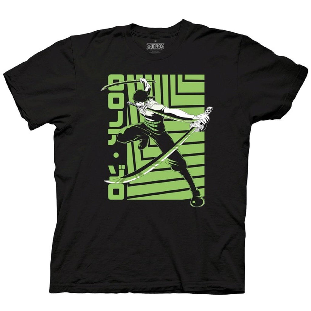 One Piece Roronoa Zoro Bandana Anime Adult Short-Sleeve Graphic T-Shirt
