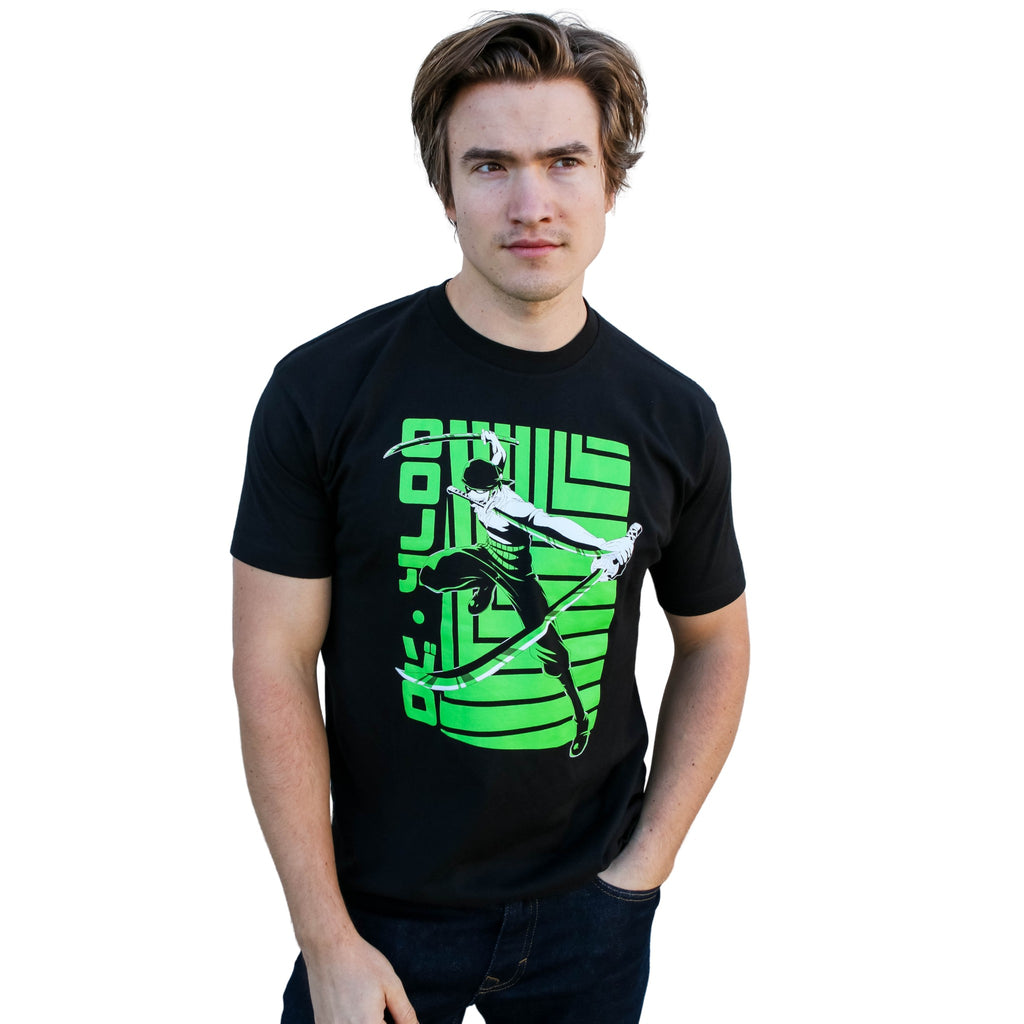 One Piece Roronoa Zoro Bandana Anime Adult Short-Sleeve Graphic T-Shirt