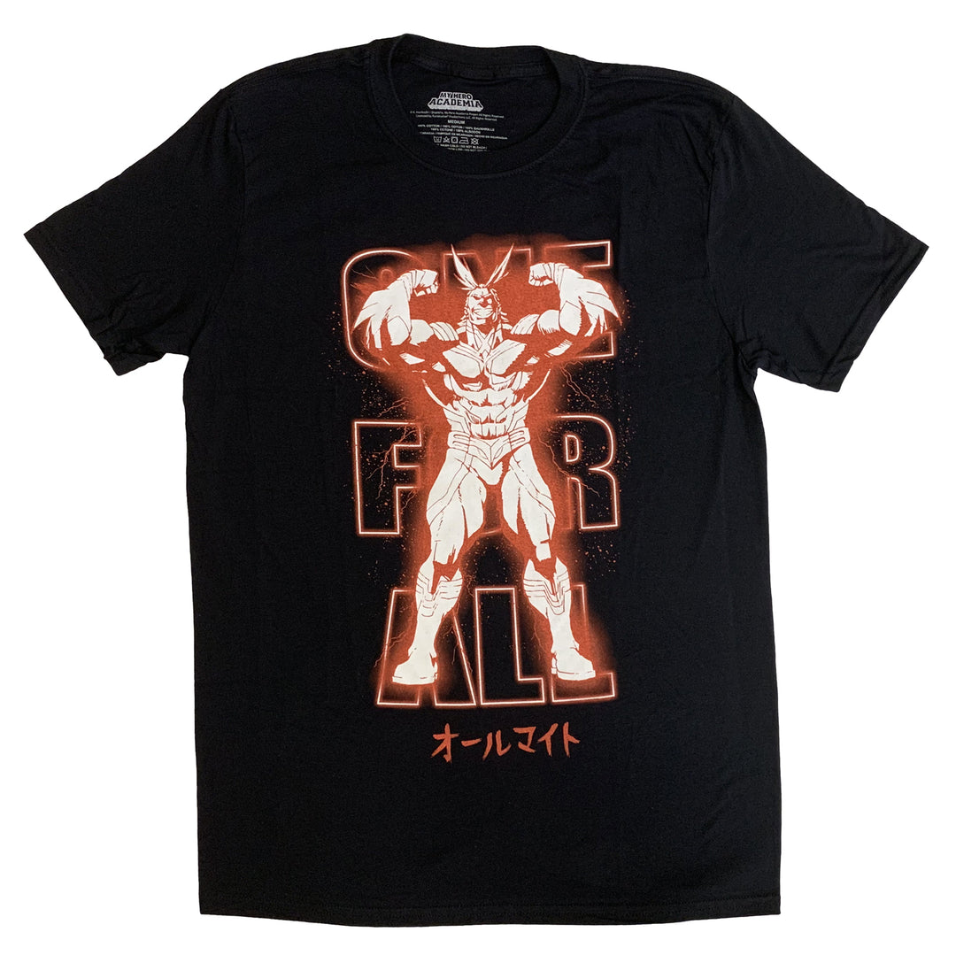 My Hero Academia All Might One For All Anime Adult T-Shirt