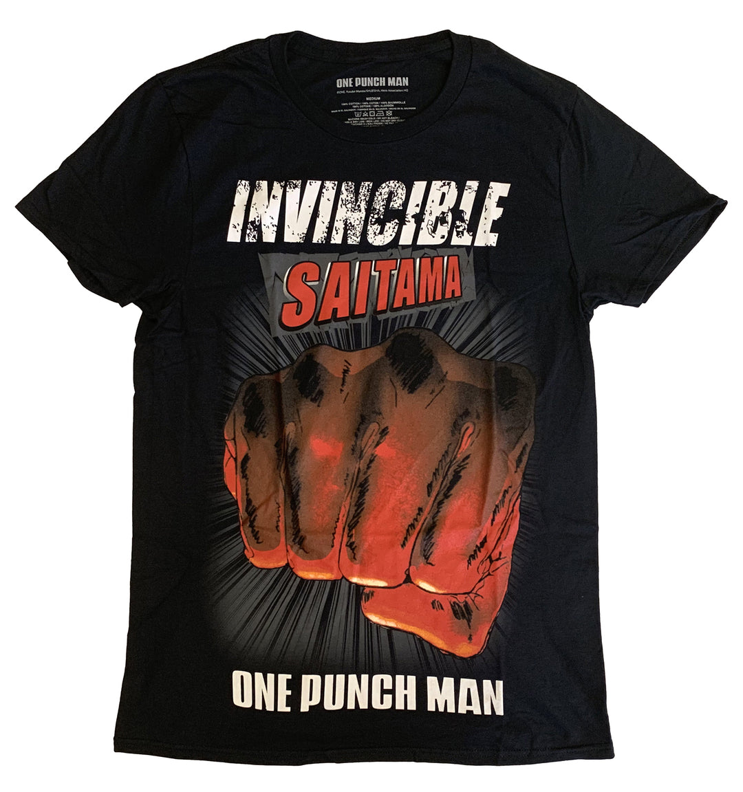 One Punch Man Invincible Saitama Adult T-Shirt