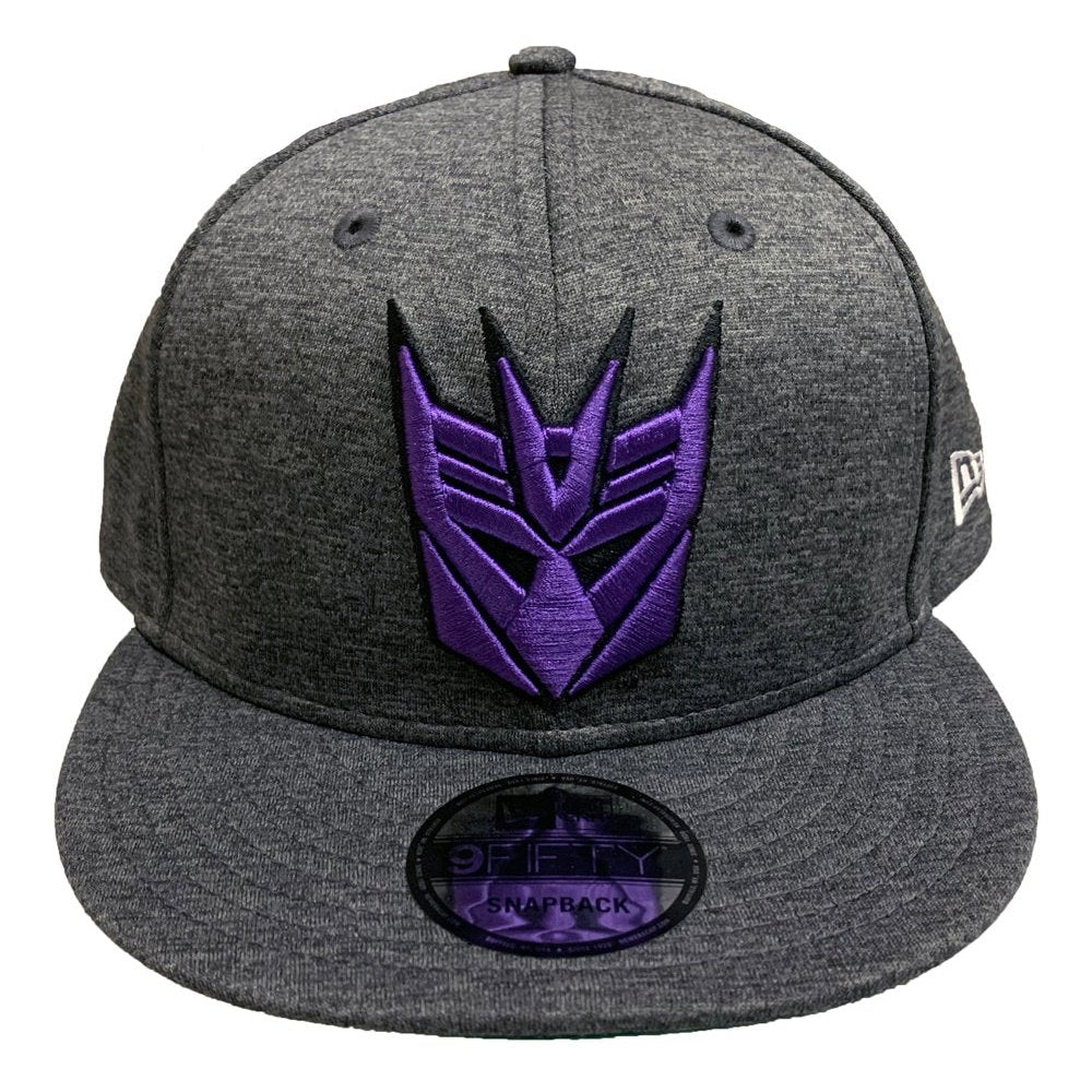 New Era 9FIFTY Snapback Hat Transformers Decepticon Symbol Shadow Tech Cap