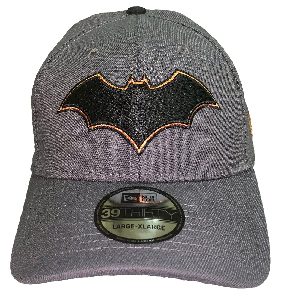 New Era 39THIRTY Fitted Hat DC Comics Batman Rebirth Logo 80th Size S/M