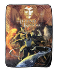 The Legend Of Korra Poster Fleece Throw Blanket