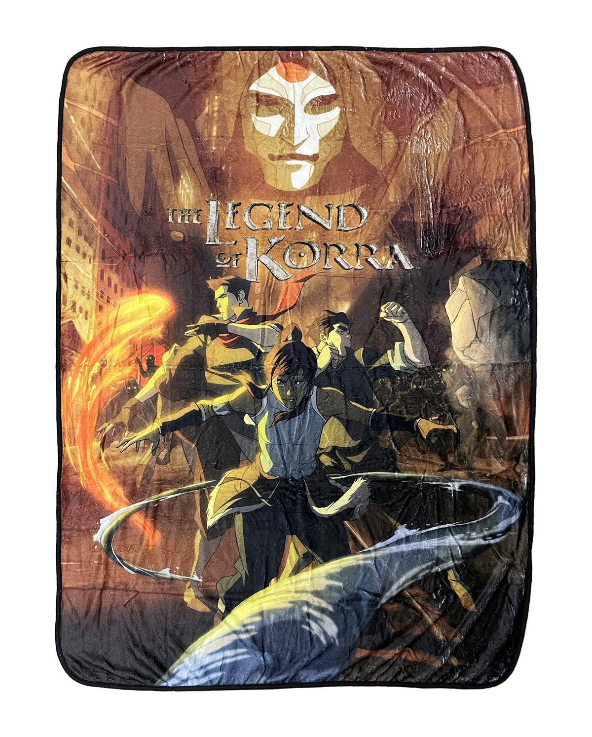 The Legend Of Korra Poster Fleece Throw Blanket