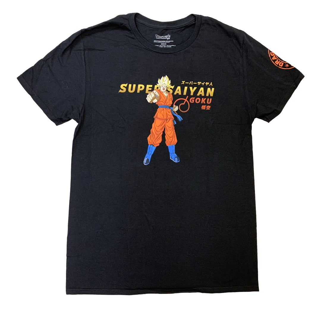 Dragon Ball Super Saiyan Goku Anime Adult T Shirt