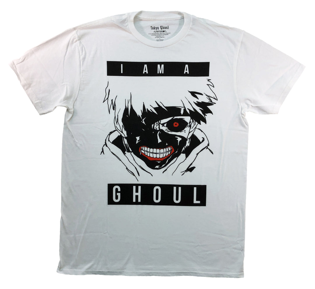 Tokyo Ghoul Ken Kaneki I Am A Ghoul Adult T-Shirt
