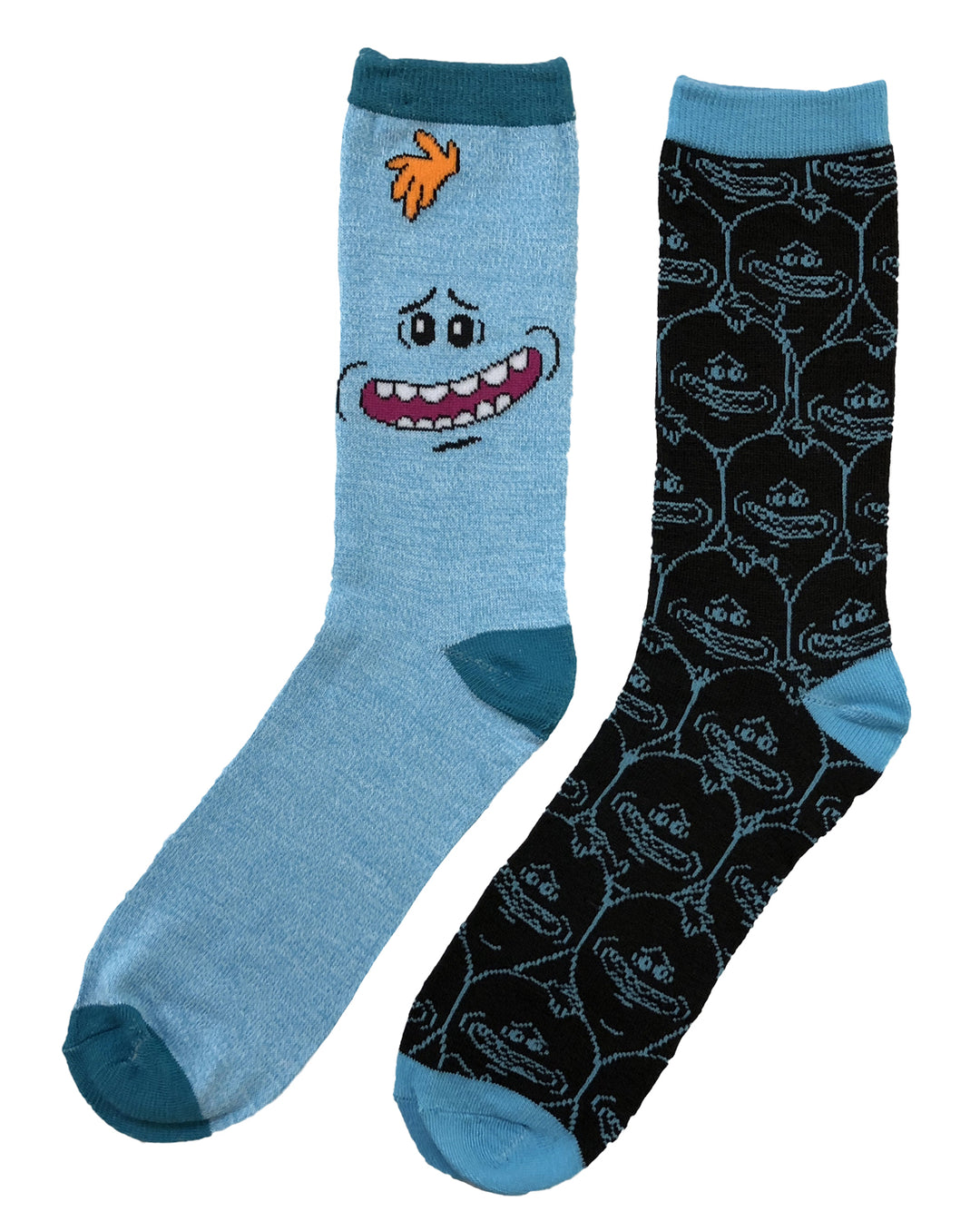 Rick And Morty Meeseeks 2 Pack Crew Socks