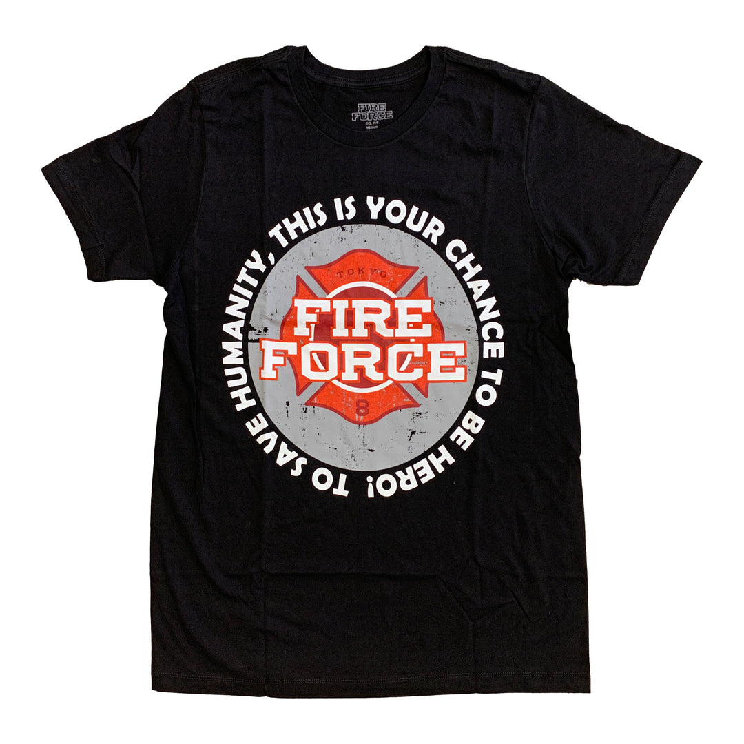 Fire Force Logo Anime Officially Licensed Adult T-Shirt