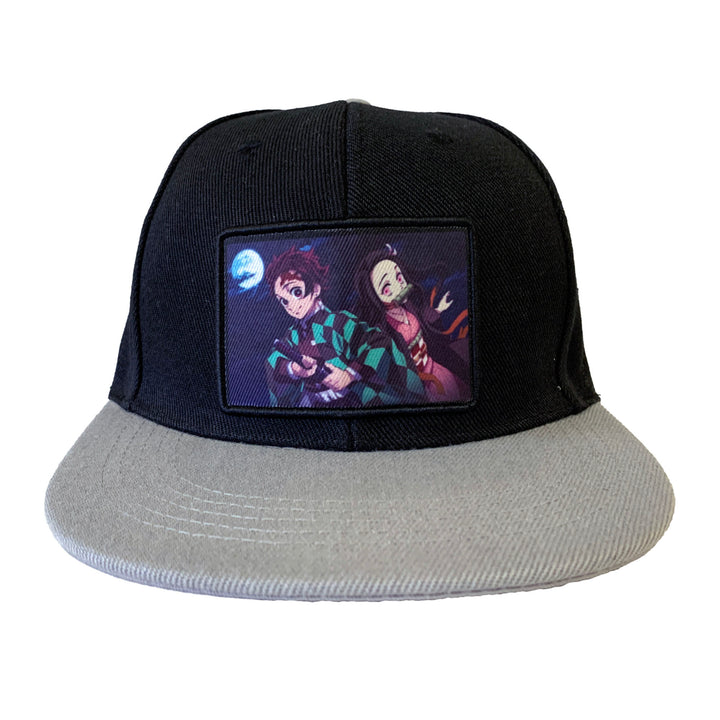 Demon Slayer Anime Tanjiro and Nezuko Snapback Cap Hat