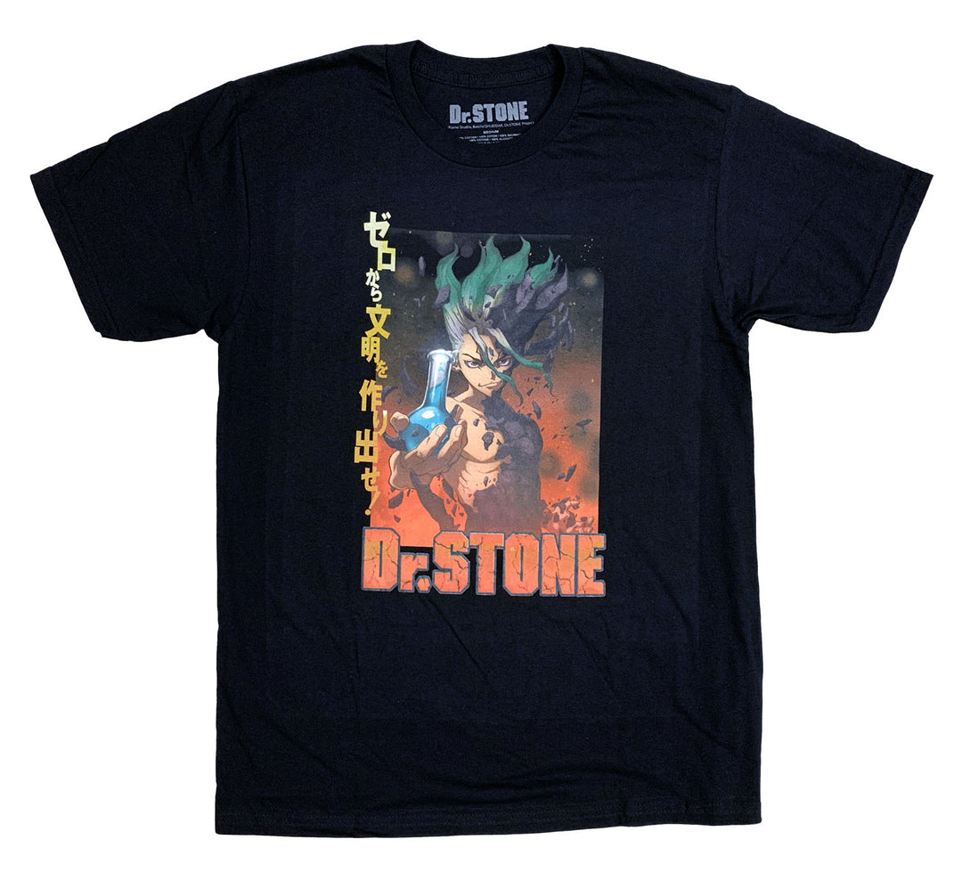 Dr. Stone Senku Teaser Art Anime Adult T-Shirt