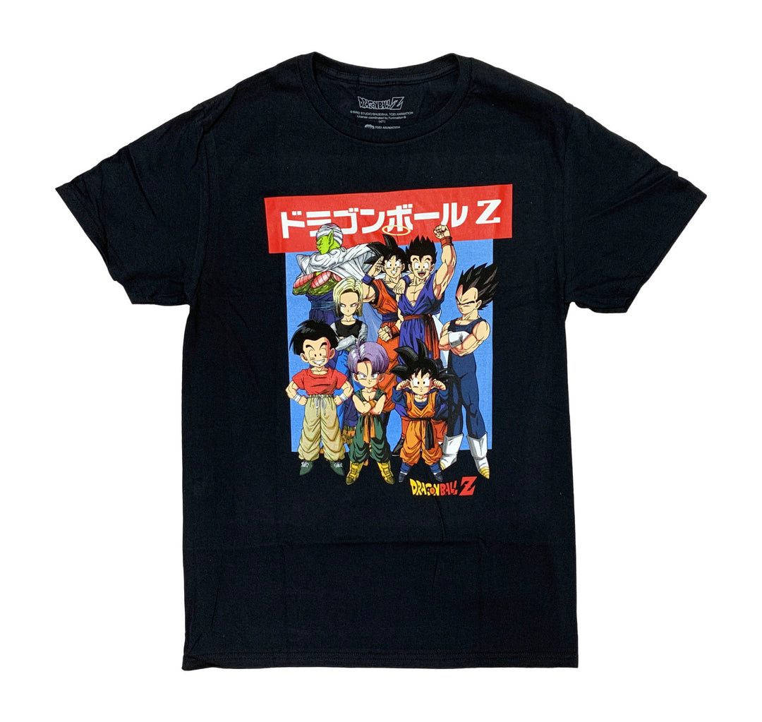Dragon Ball Z Group Japanese Anime Adult T-Shirt