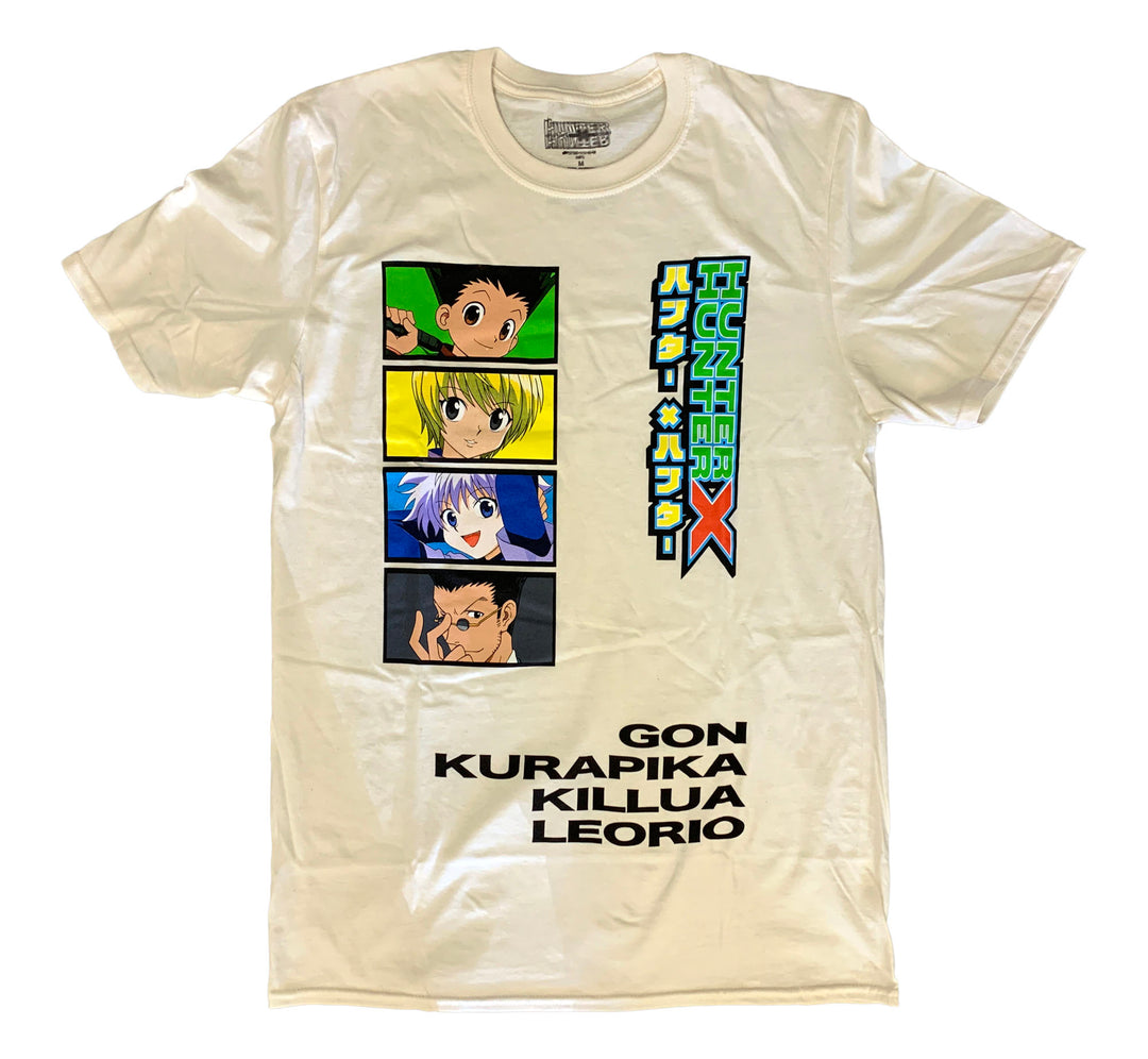 Hunter X Hunter Gon Kurapika Killua Hisoka Logo Anime Adult T-Shirt