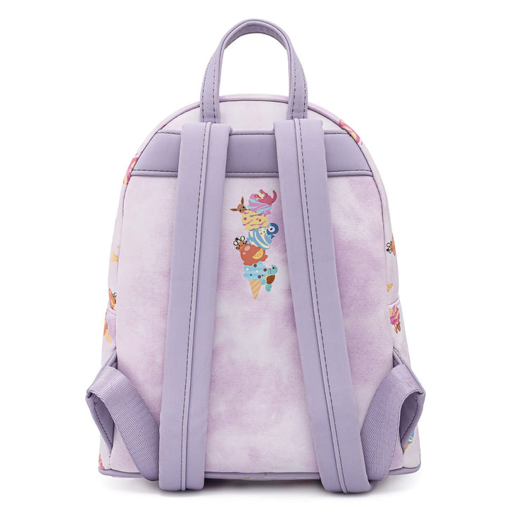 Loungefly Pokemon Ice Cream Acid Wash Denim Mini Backpack Bag