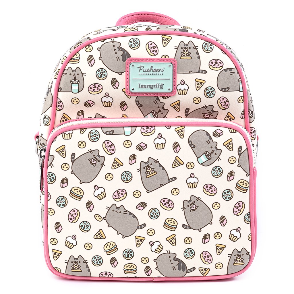 Loungefly Pusheen Snacks All Over Mini Backpack Bag