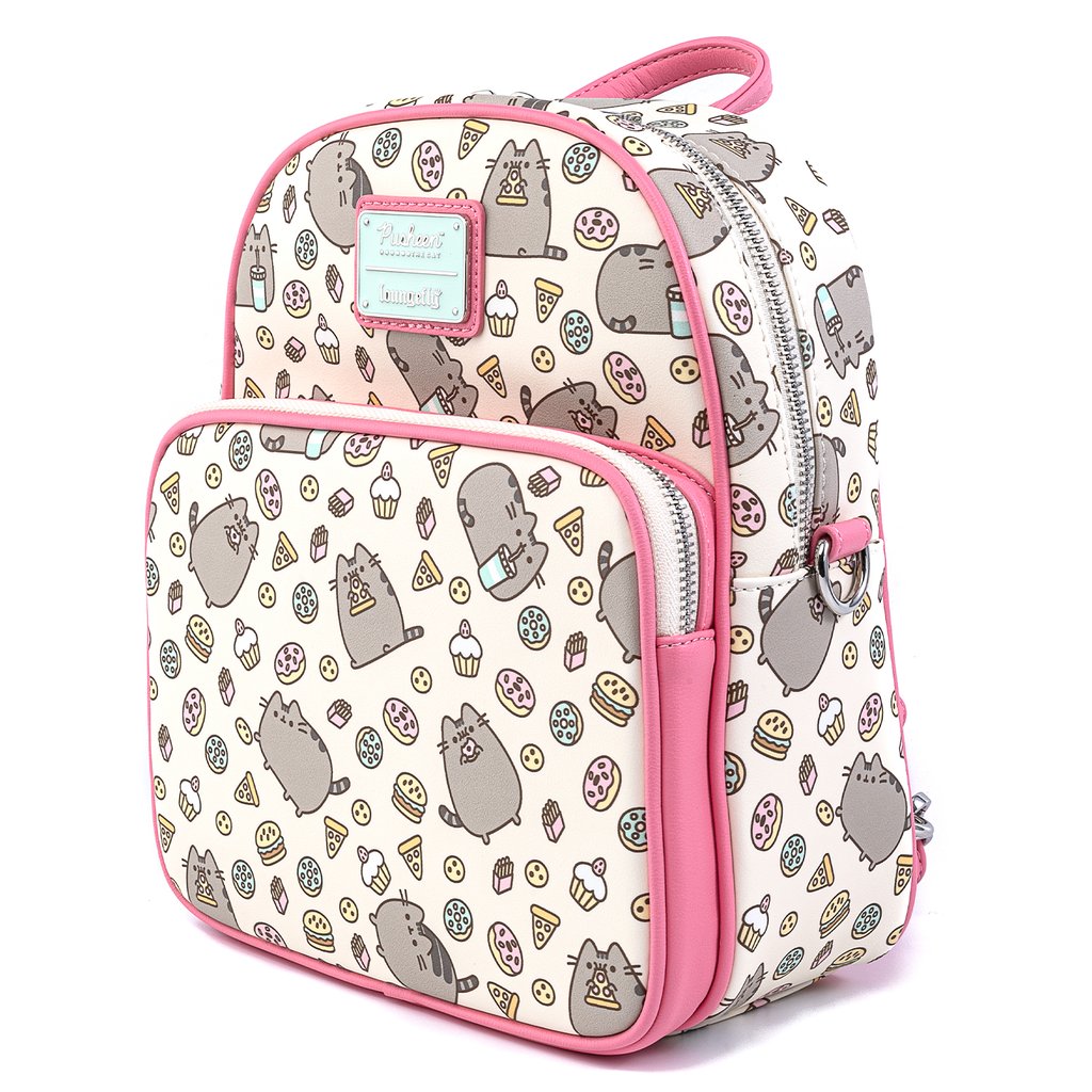 Loungefly Pusheen Snacks All Over Mini Backpack Bag