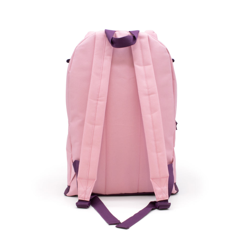 Pusheen The Cat Face Pink Backpack Bag with Front Pocket