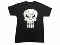 The Punisher White Skull Logo Distressed Marvel Comics Adult T-Shirt
