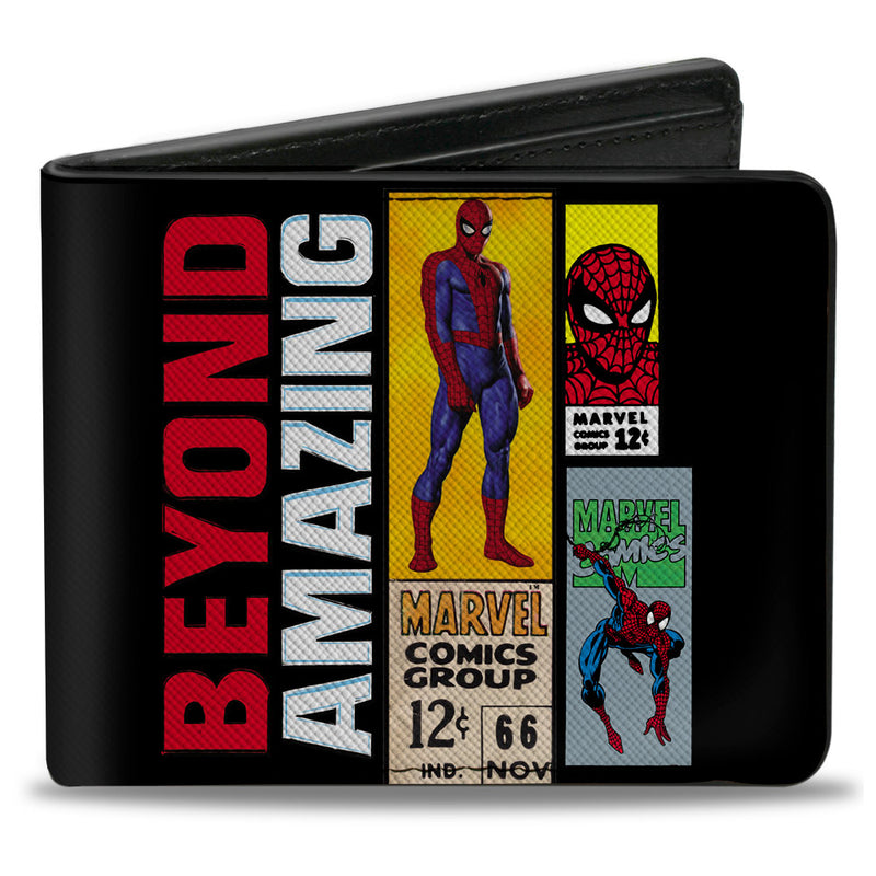 Marvel Comics Spider-Man Beyond Amazing Comics Collage Bi-Fold Wallet