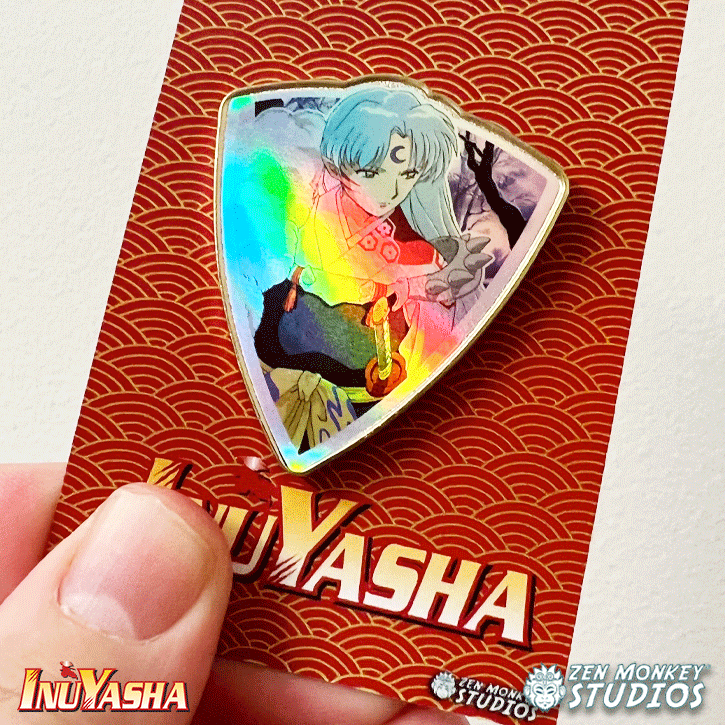 Sesshomaru - Foil Shield Series - Inuyasha Pin Zen Monkey Studios