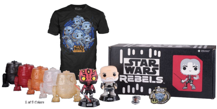 Funko Star Wars Smugglers Bounty Rebels Complete Box Shirt Size Xl