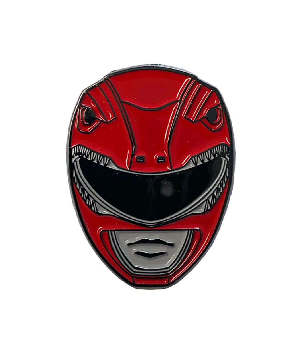Power Rangers Red Ranger Mask and Emblem 2 Pack Enamel Pin set