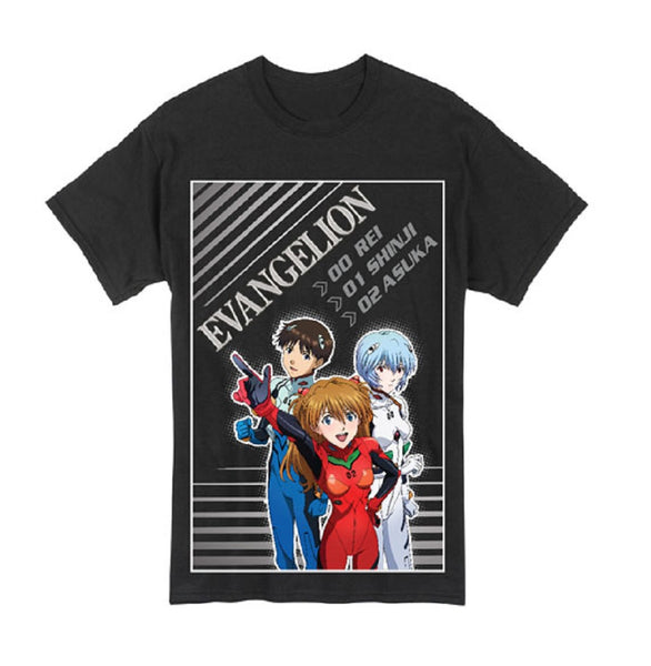 New evangelion neon genesis outlet backstock anime double sided VTG bootleg graphic L