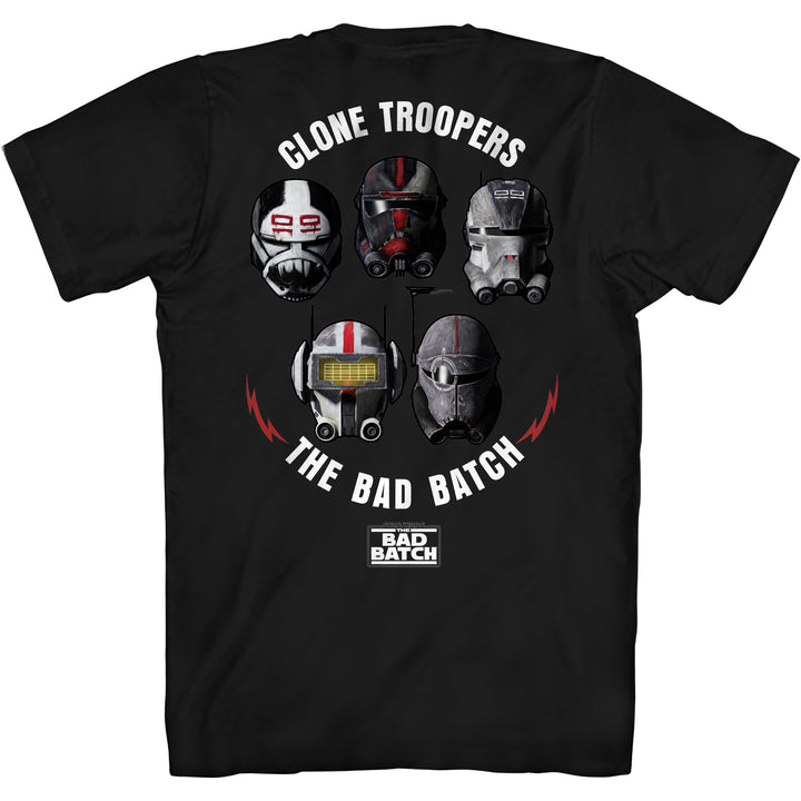 Star Wars The Bad Batch Heads Adult T-Shirt