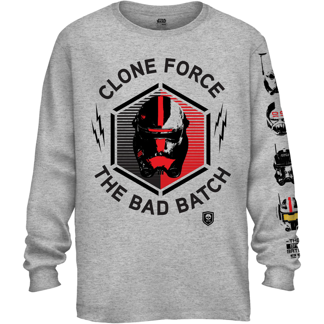 Star Wars The Bad Batch Helmets Adult Long Sleeve T-Shirt