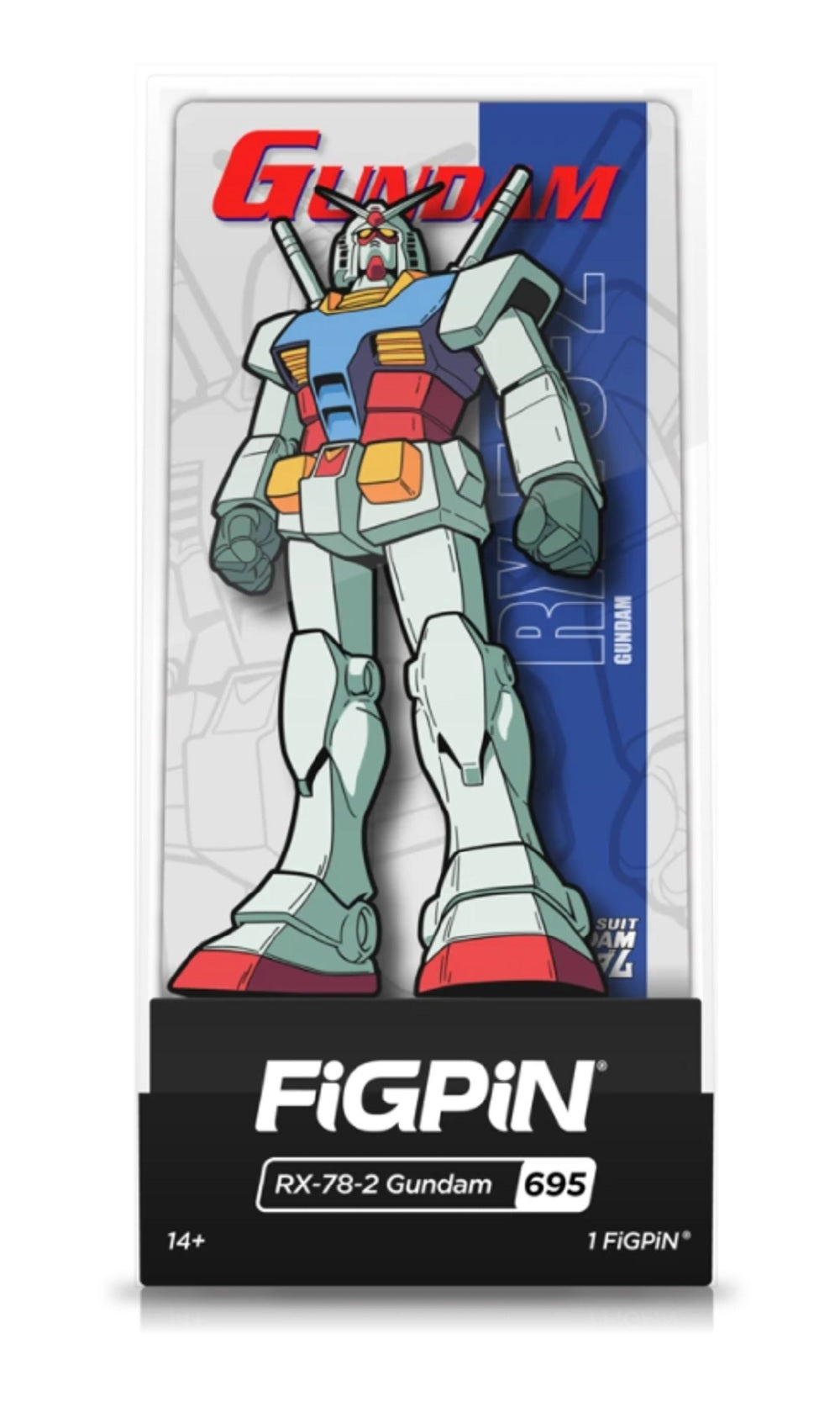FIGPIN Gundam Wing RX-78-2 #695 Enaml Pin
