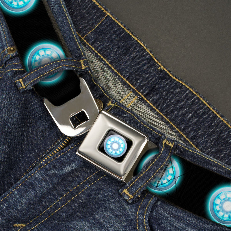 Marvel Iron Man Arc Reactor Full Color Seatbelt Belt
