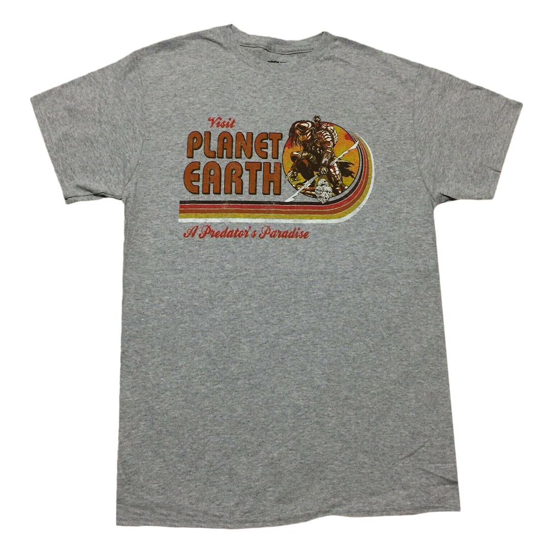 Predator Visit Planet Earth Adult T-Shirt