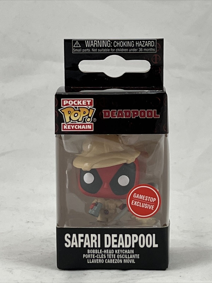 Funko Pop! Keychain Marvel Safari Deadpool Exclusive Vinyl Figure