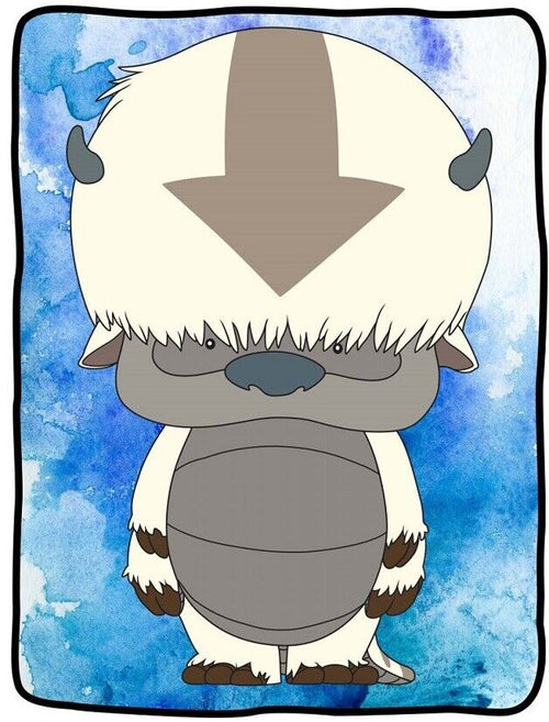 Avatar The Last Airbender Appa Nickelodeon Fleece Throw Blanket 45in by 60in