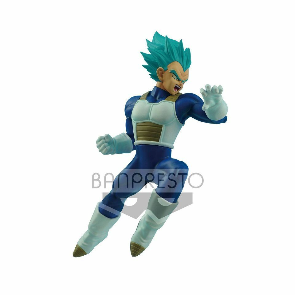 Banpresto Dragon Ball Super In Flight Super Saiyan Blue Vegeta Statue