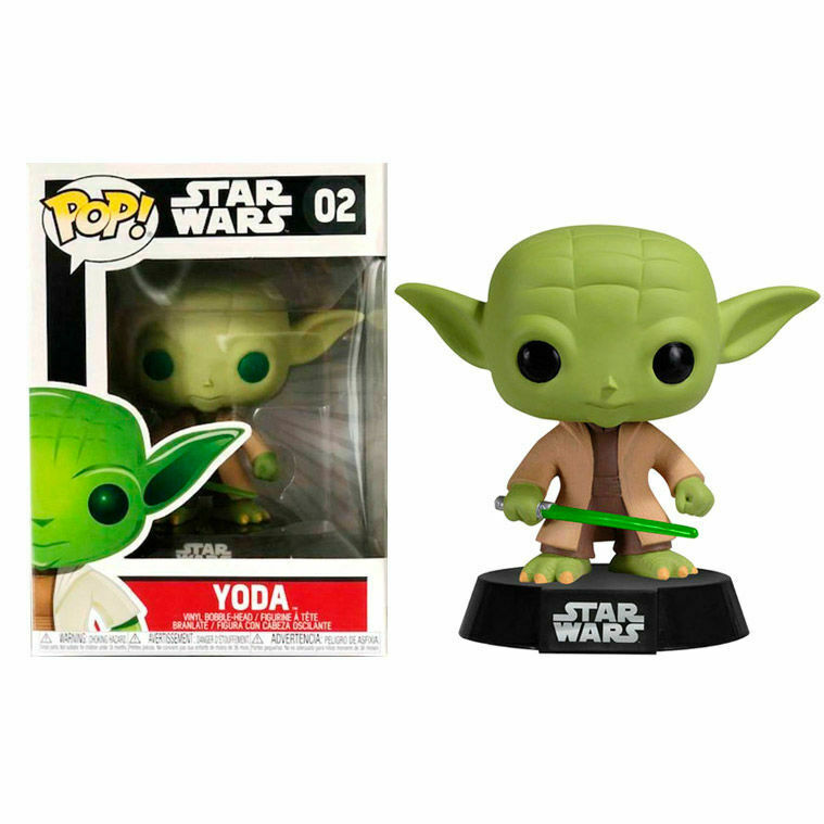 Star Wars Jedi Master Yoda 02 Vinyl Bobble Head Funko Pop