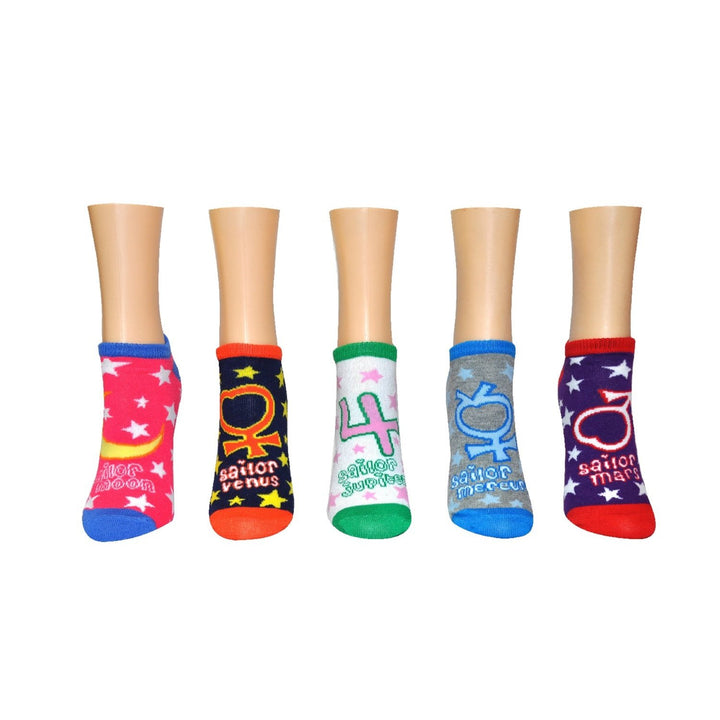 Sailor Moon Astronomical Symbols 5 Pack Low Cut Socks