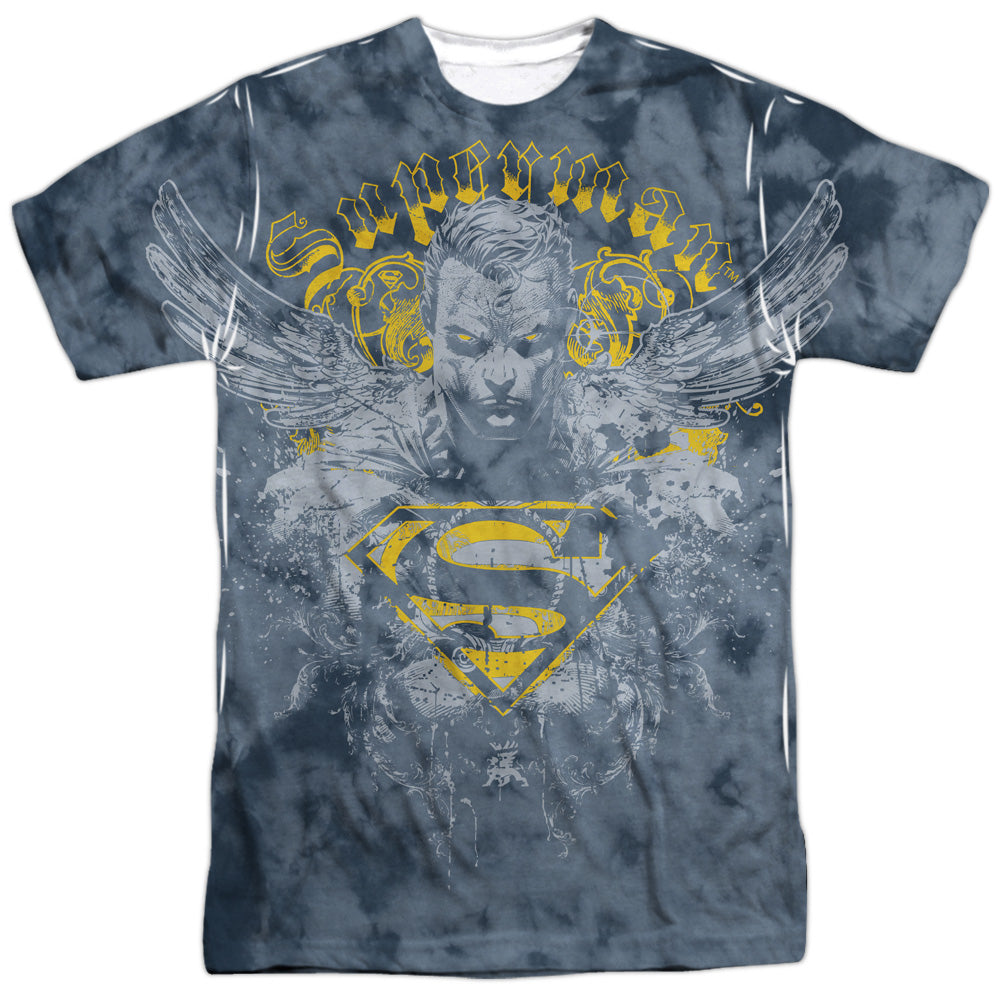 Superman Stand Your Ground Big Print Sublimation Adult T-Shirt