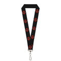 Marvel Deadpool Logo Lanyard Neck Strap Id Holder
