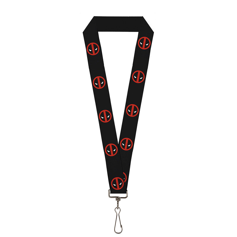 Marvel Deadpool Logo Lanyard Neck Strap Id Holder