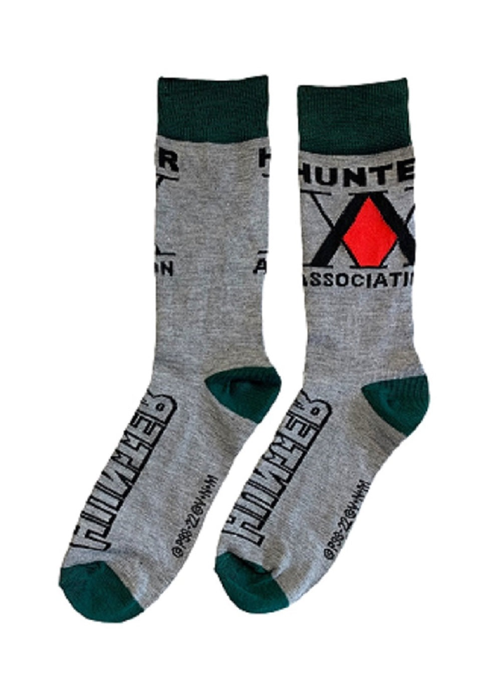 Hunter X Hunter Gon Freecss & Hunter Association 2 Pack Crew Socks