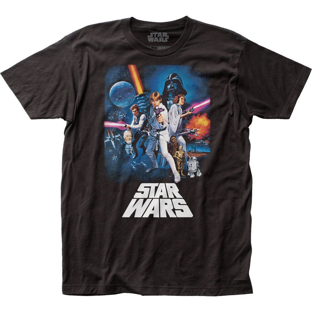 Star Wars New Hope Poster Adult T Shirt