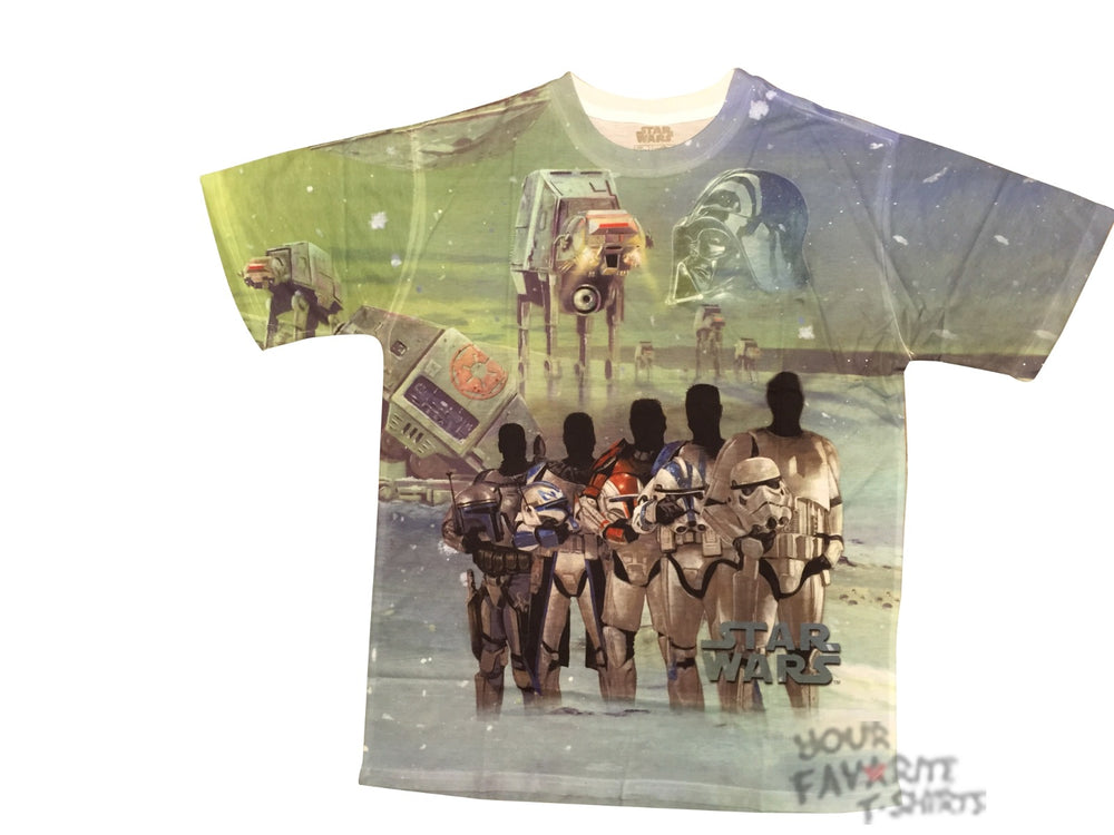 Star Wars Movie Fresh Stay Sublimated Allover Print Adult T-Shirt