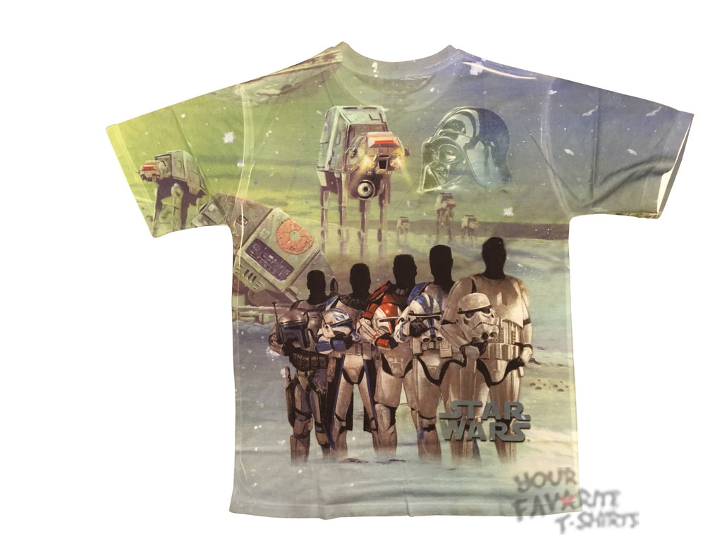 Star Wars Movie Fresh Stay Sublimated Allover Print Adult T-Shirt